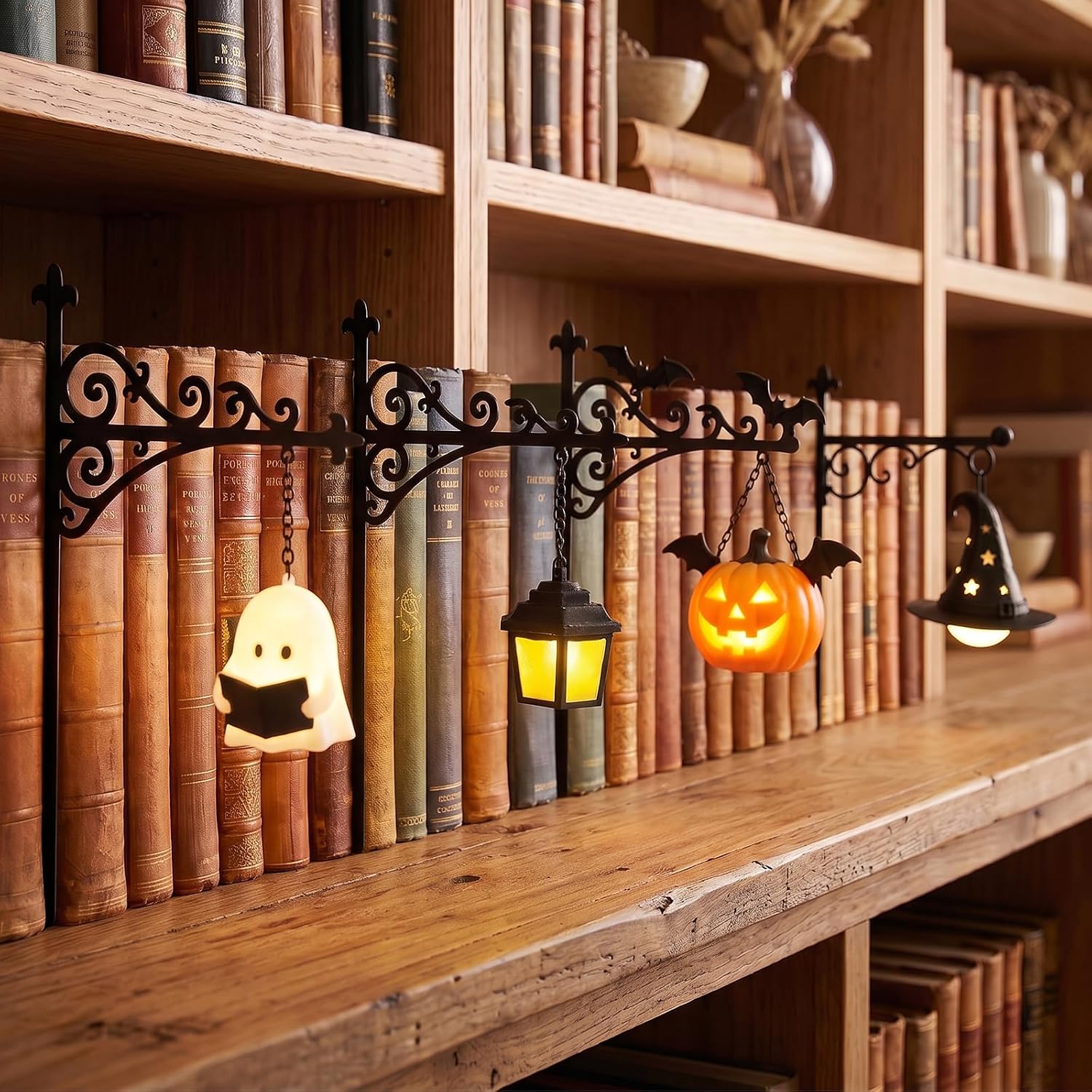 Home Decor Light - Kütüphane Feneri-Dekoratif Kitaplık Aydınlatması Okuma Köşesi