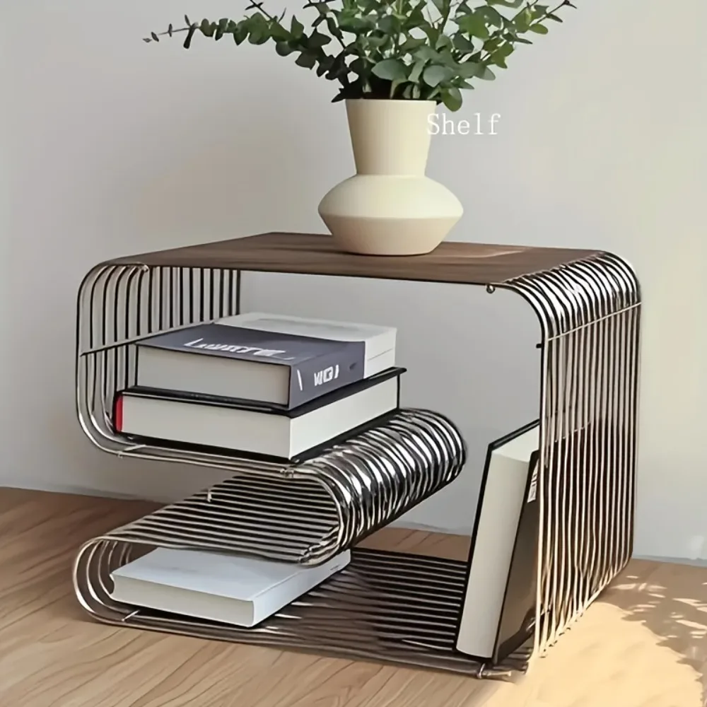 Home Decor Magazine - İskandinav Tarzı Metal Kitaplık - Şık,