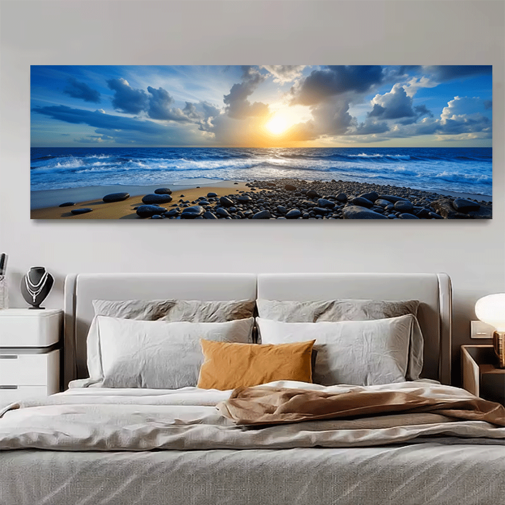 Home Decor Interior - 1 adet-tuval posteri çerçevesiz okyanus gün