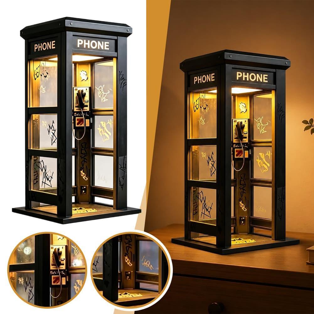 Home Decor Light - Vintage Londra Telefon Kulübesi Masa Lambası
