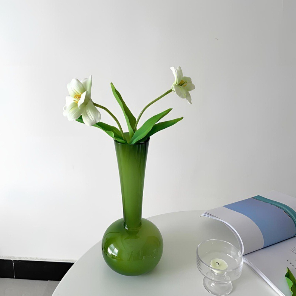 İskandinav Tarzı Yeşil Cam Vaz - Glass Vase Nordic incelemesi ve fiyatı
