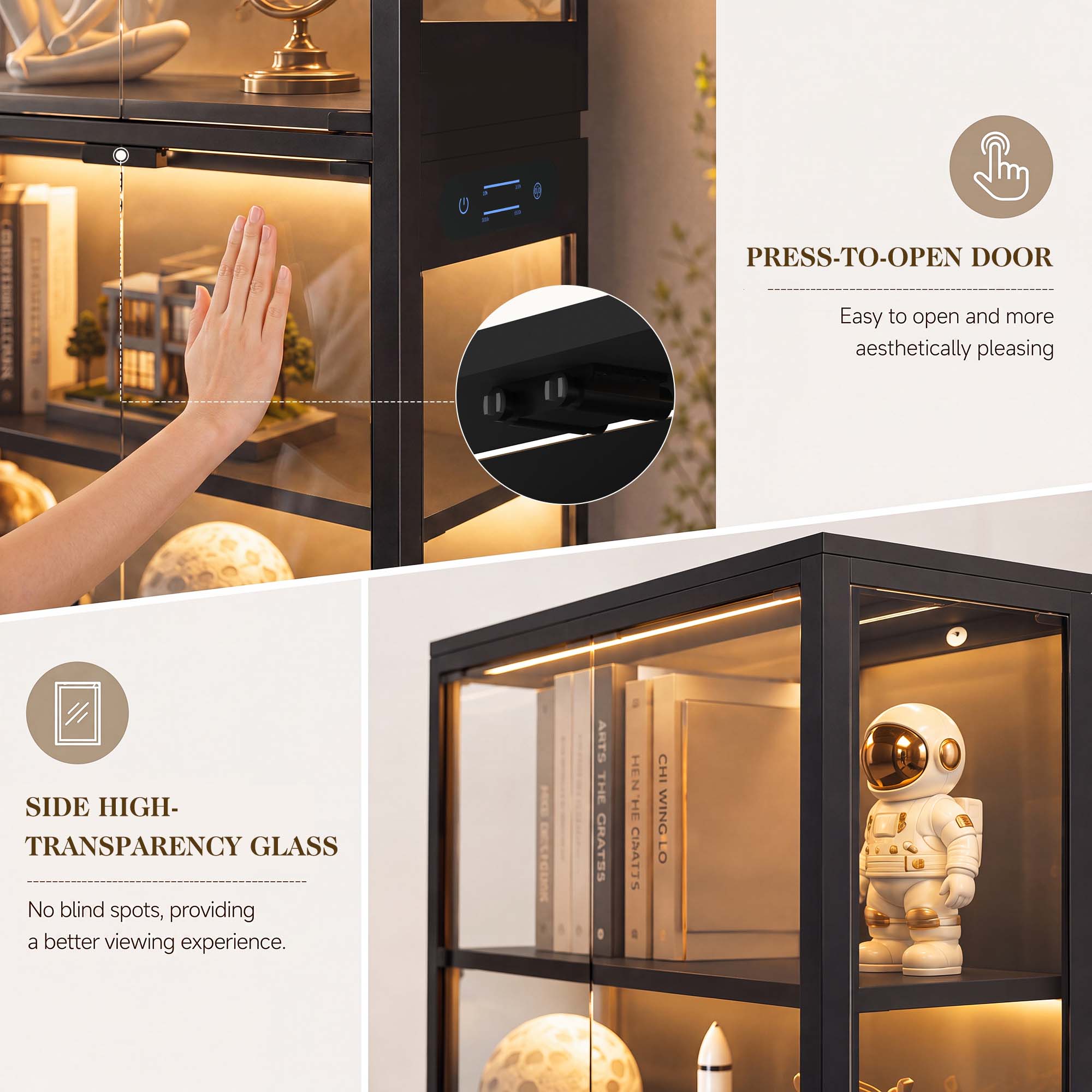 TCGBKAF 5 Katmanlı Cam Kapılı  - Home Decor Light incelemesi ve fiyatı