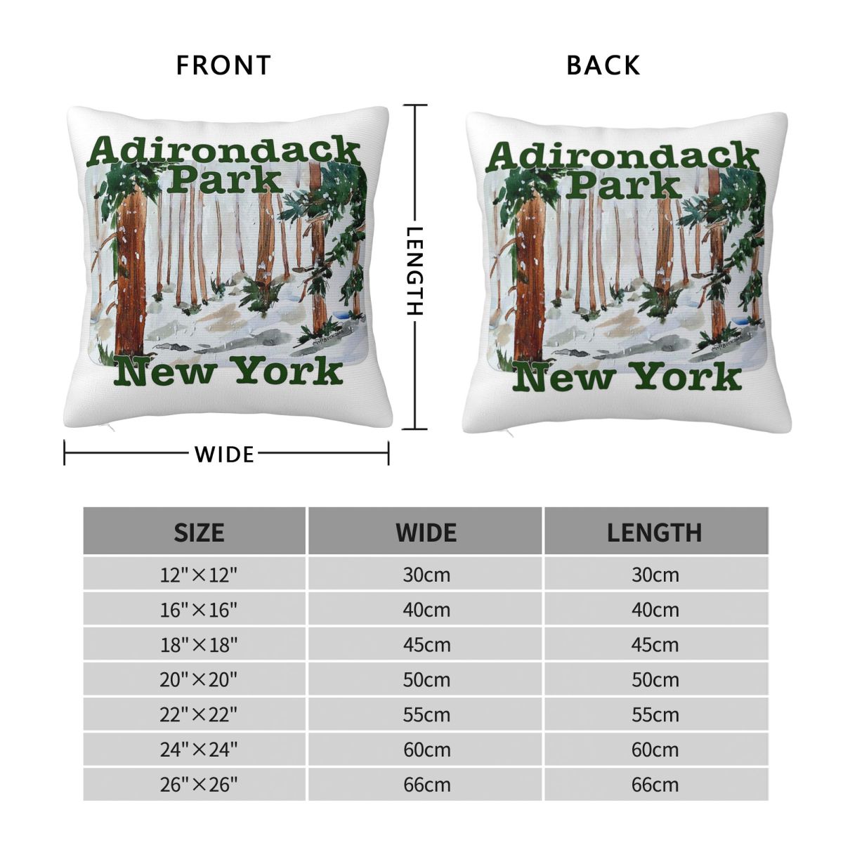 Adirondack Park New York Yastı - Home Decor New York incelemesi ve fiyatı