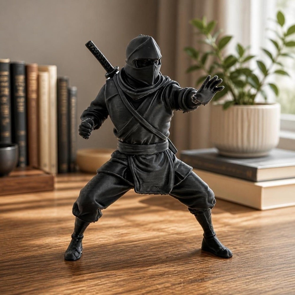 Komik Oturma Pozunda Ninja Süs - Home Decor Zen Style incelemesi ve fiyatı