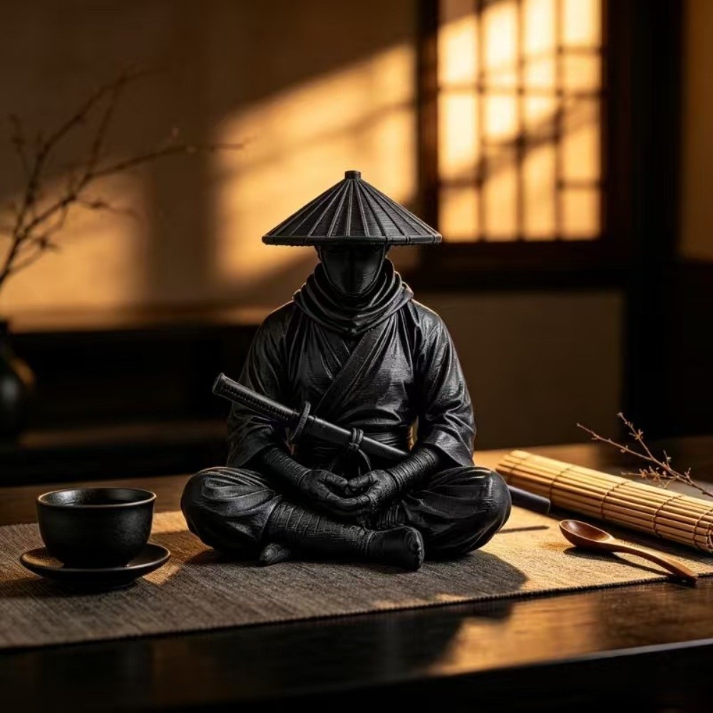 Komik Oturma Pozunda Ninja Süs - Home Decor Zen Style incelemesi ve fiyatı