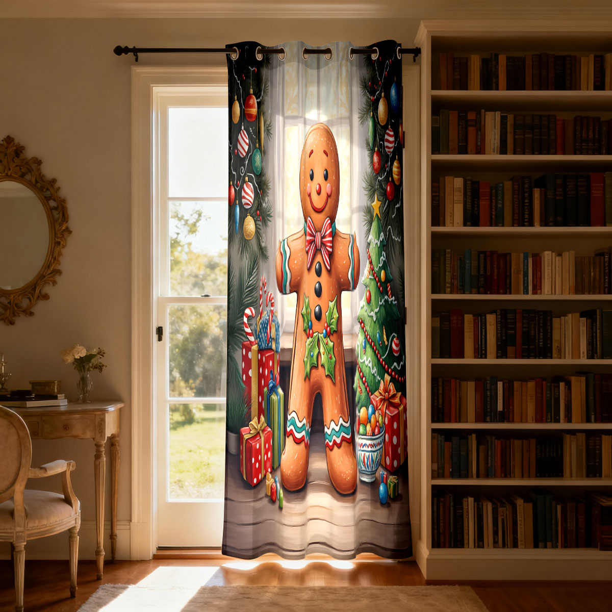 Noel Zencefilli Kurabiye Adam  - Home Decor Curtain incelemesi ve fiyatı