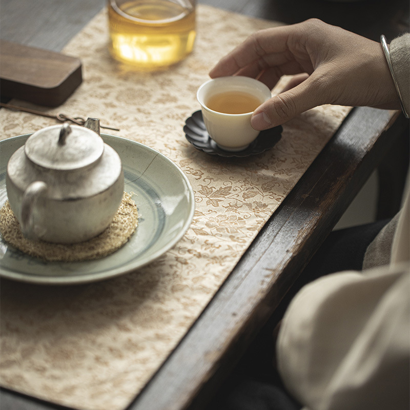 Yeni Çin Tarzı Zen Brokar Çay  - Home Decor Zen Style incelemesi ve fiyatı