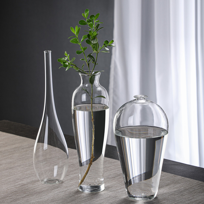 Zarif Şeffaf Cam Vazo Çin Tarz - Home Decor Zen Style incelemesi ve fiyatı