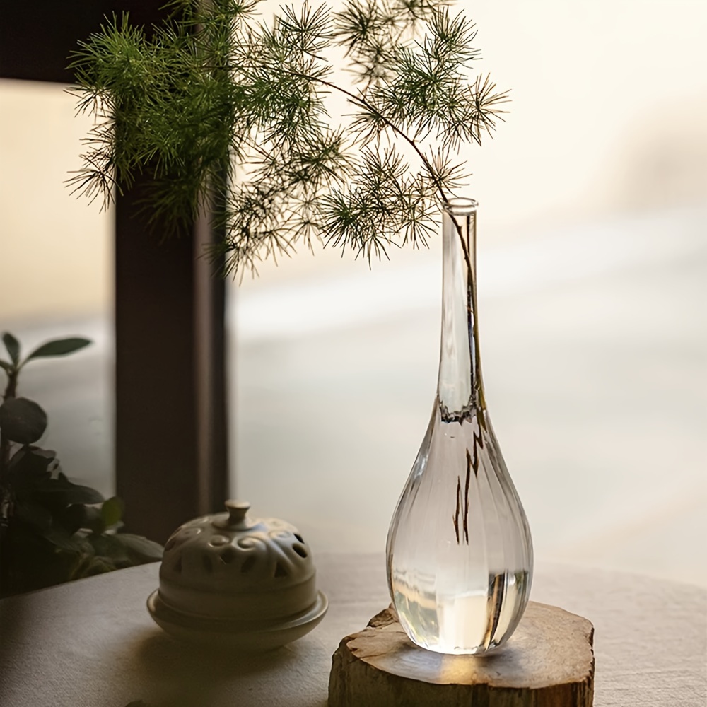 Zarif Şeffaf Cam Vazo Çin Tarz - Home Decor Zen Style incelemesi ve fiyatı