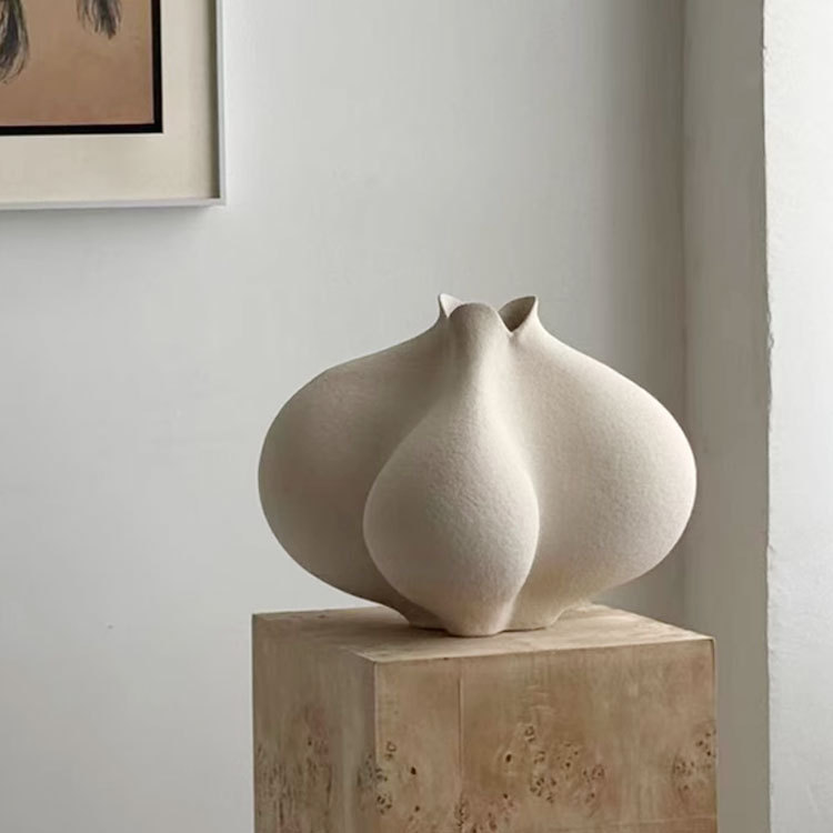 İskandinav Krem Rengi Büyük Va - Glass Vase Nordic incelemesi ve fiyatı