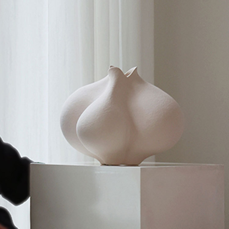 İskandinav Krem Rengi Büyük Va - Glass Vase Nordic incelemesi ve fiyatı