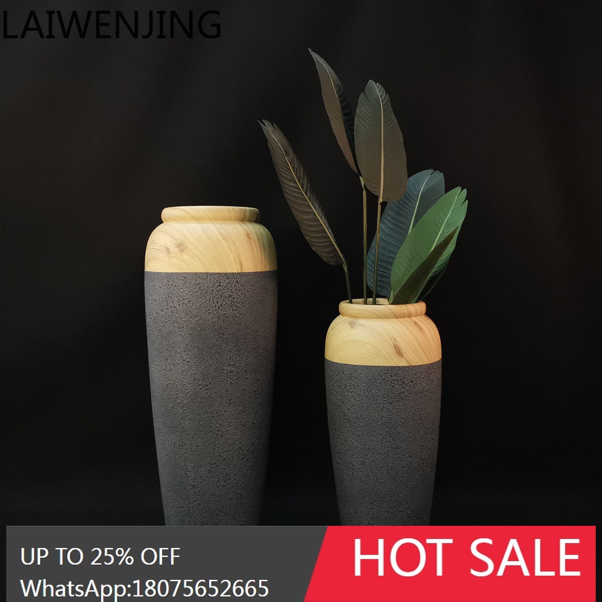 HLZ İskandinav Ahşap Desenli T - Glass Vase Nordic incelemesi ve fiyatı
