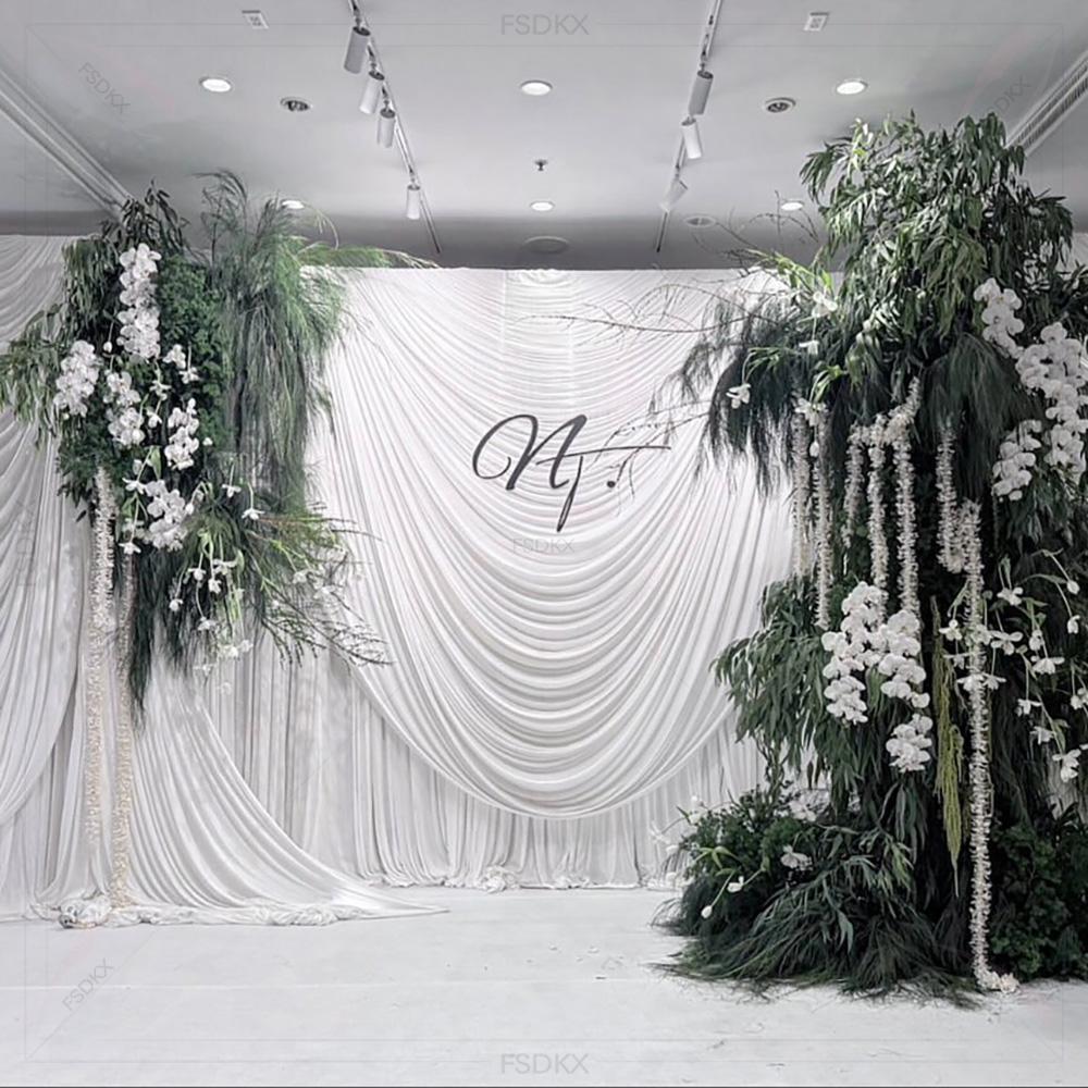FSDKX Ucuz Beyaz Buz İpek Kuma - Home Decor Curtain incelemesi ve fiyatı