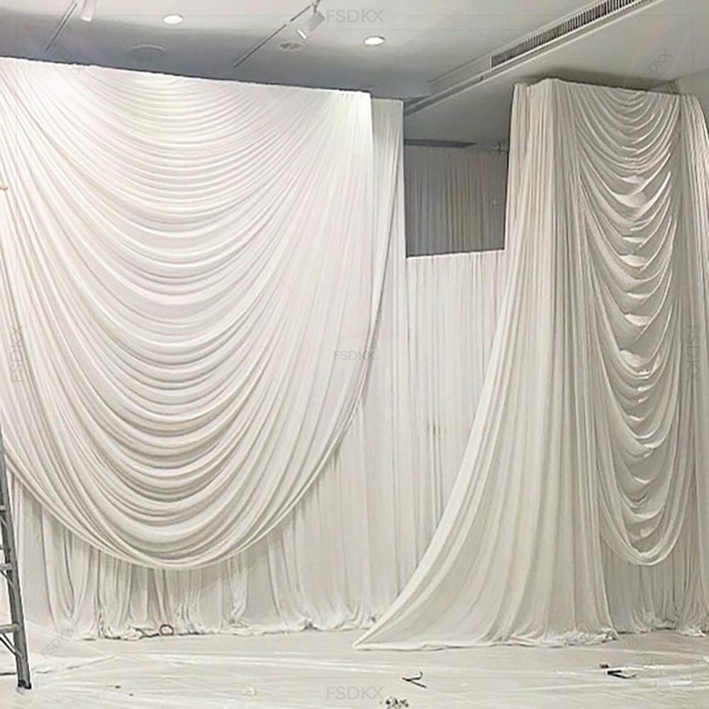 FSDKX Ucuz Beyaz Buz İpek Kuma - Home Decor Curtain incelemesi ve fiyatı