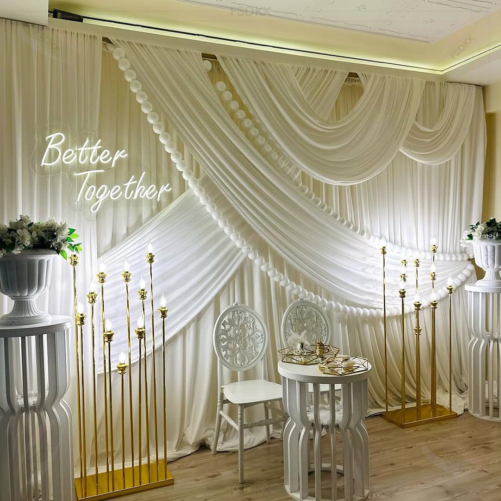 FSDKX Ucuz Beyaz Buz İpek Kuma - Home Decor Curtain incelemesi ve fiyatı