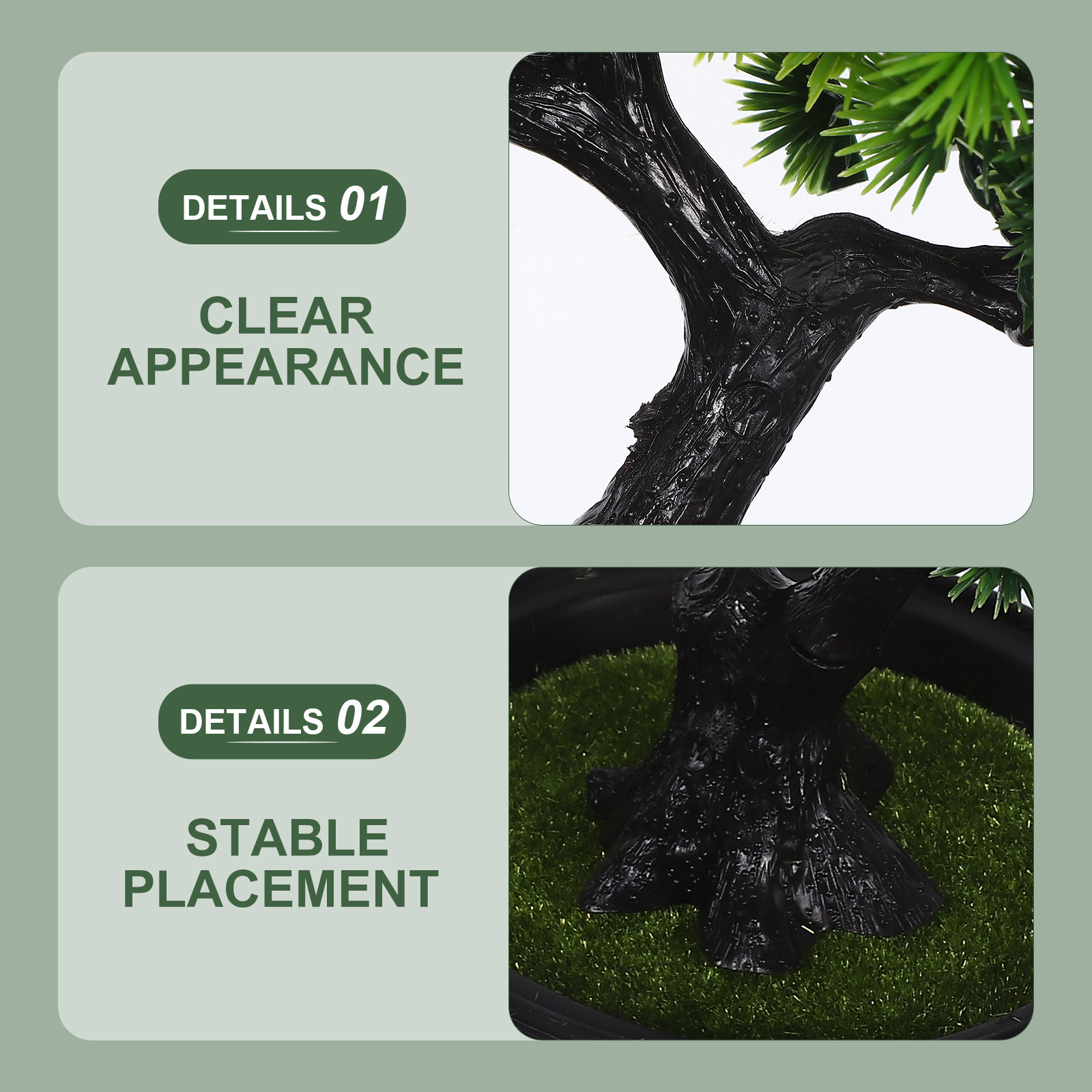 Sahte Bonsai Ağacı Yapay Yeşil - Home Decor Zen Style incelemesi ve fiyatı