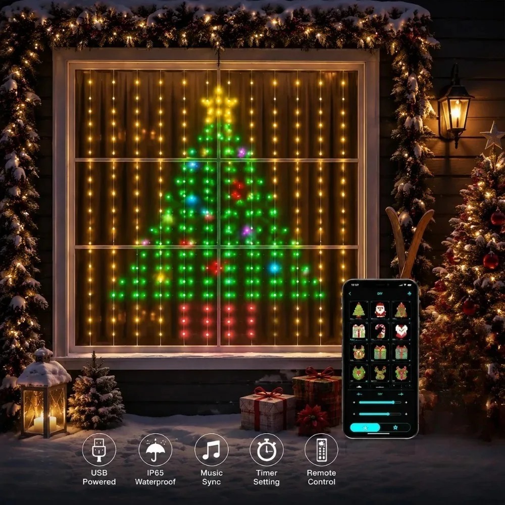 LED Piksel Perde Işıkları Blue - Home Decor Light incelemesi ve fiyatı