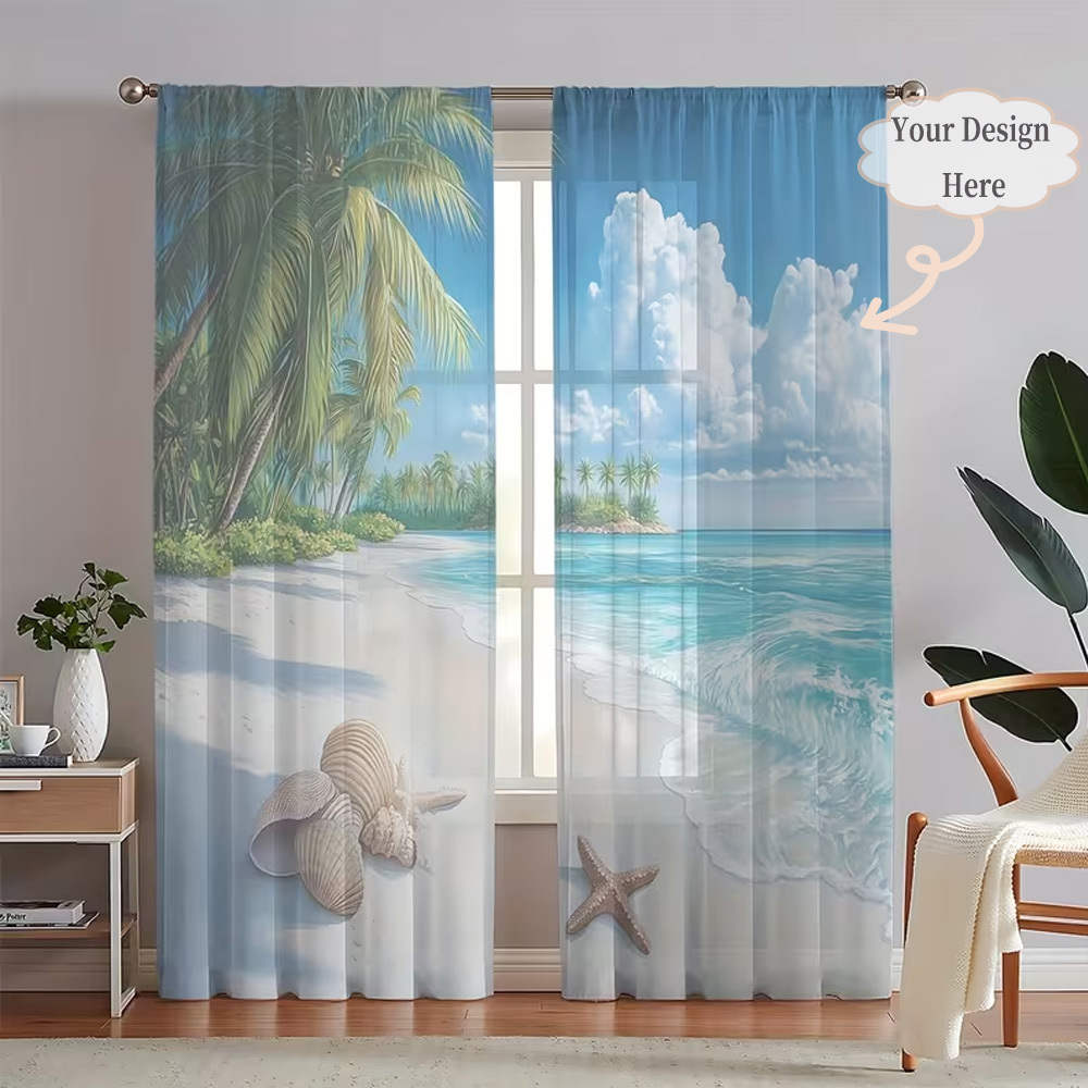 Özel Tasarım 2D Düz 2 Parça Şe - Home Decor Curtain incelemesi ve fiyatı