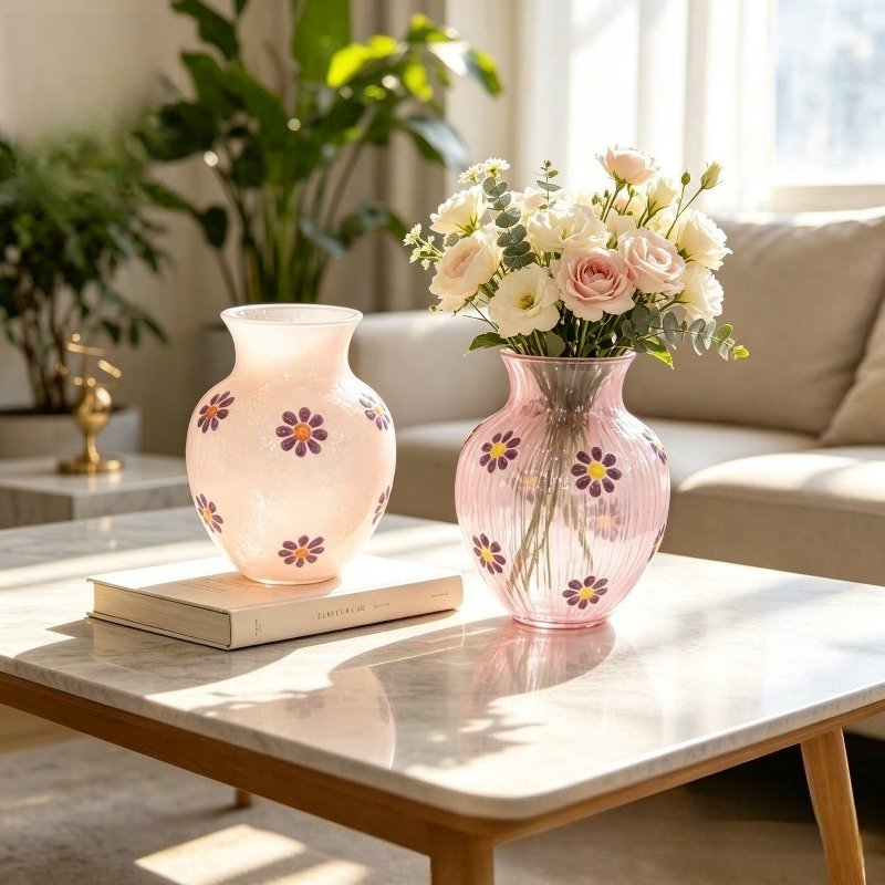 Daisy Ev Dekorasyonu İskandina - Glass Vase Nordic incelemesi ve fiyatı