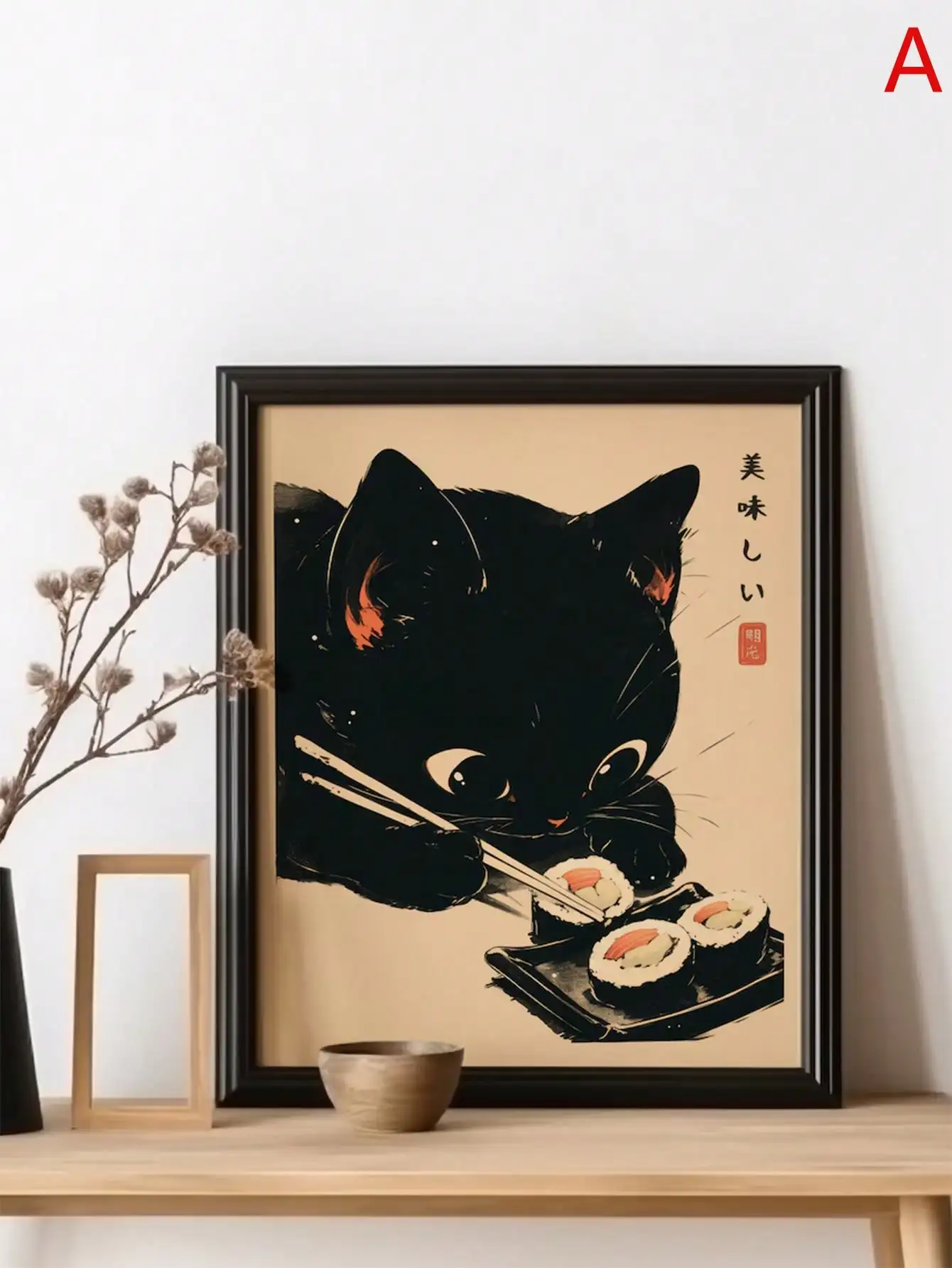 Kedi Yeme Japon Ramen Suşi Pos - Home Decor Vietnam incelemesi ve fiyatı