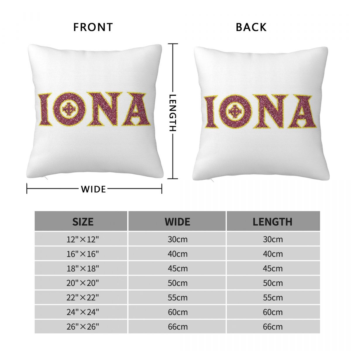 Iona College New York Kare Yas - Home Decor New York incelemesi ve fiyatı