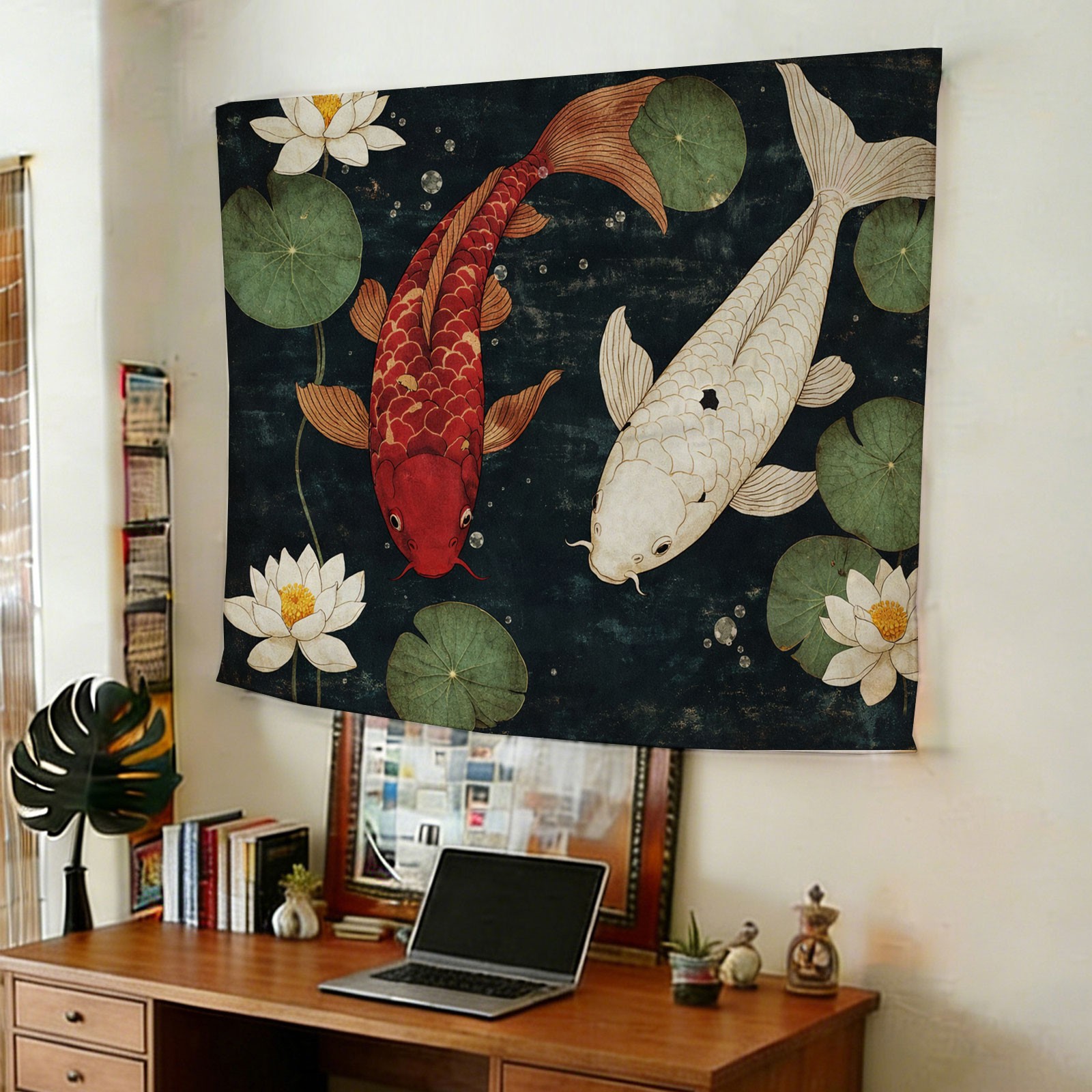 Lüks Koi Balığı ve Lotus Çiçeğ - Home Decor Zen Style incelemesi ve fiyatı