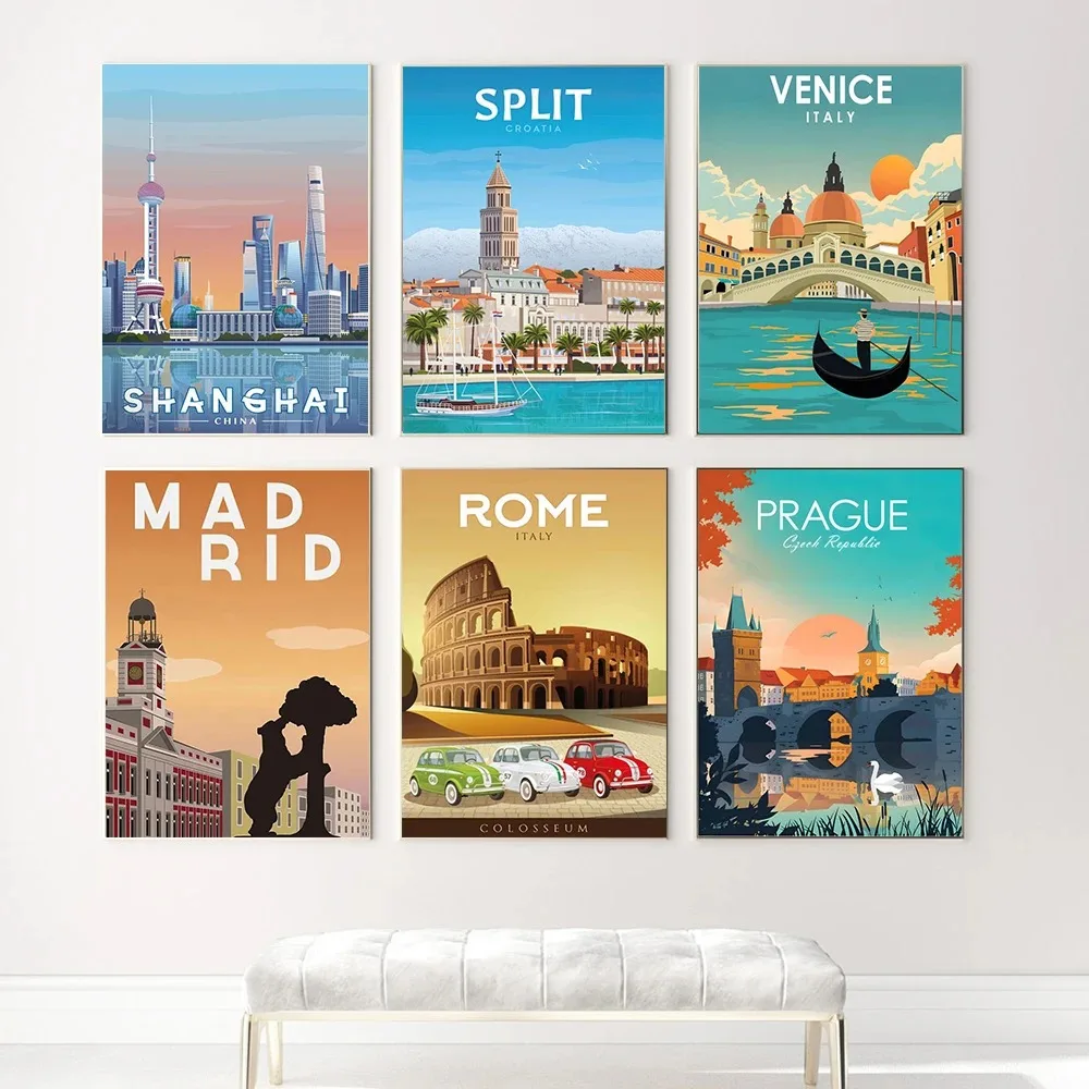 Turist Şehirler Manzara Şangay - Home Decor Vietnam incelemesi ve fiyatı