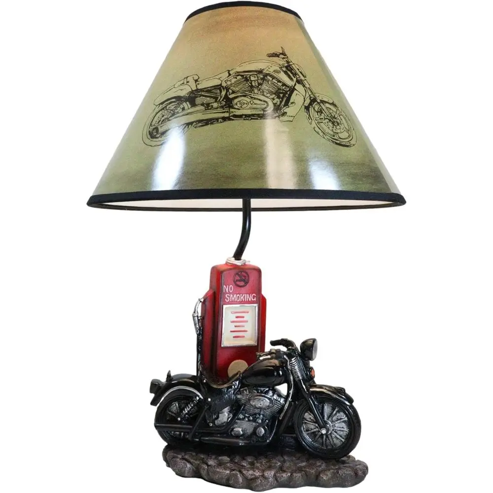 Vintage Retro Siyah Motosiklet - Home Decor Light incelemesi ve fiyatı