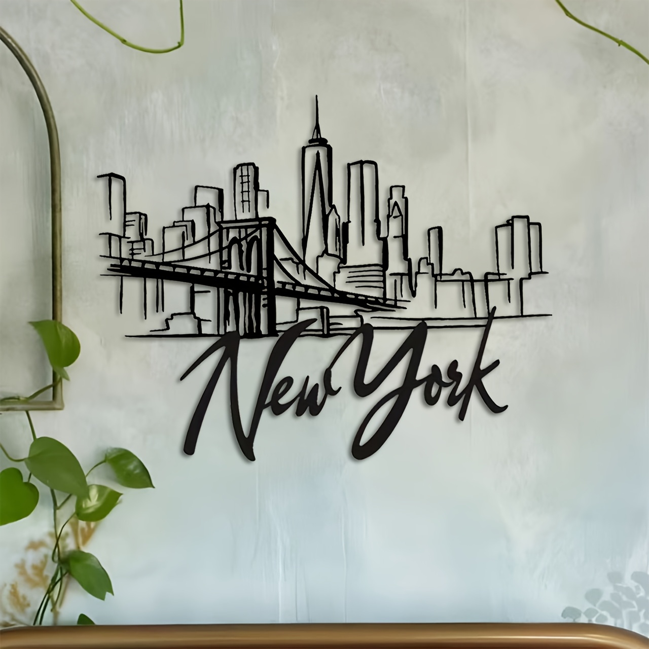 CIFBUY Metal Duvar Sanatı New  - Home Decor New York incelemesi ve fiyatı