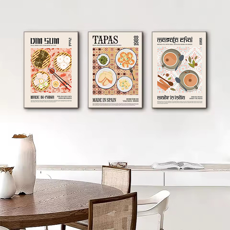 Lezzetli Gıda Tuval Boyama Dün - Home Decor Vietnam incelemesi ve fiyatı