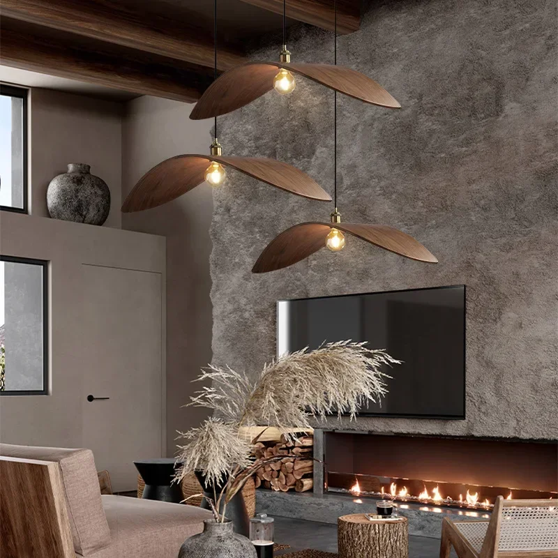 Modern Wabi Sabi Ceviz Avizele - Home Decor Zen Style incelemesi ve fiyatı