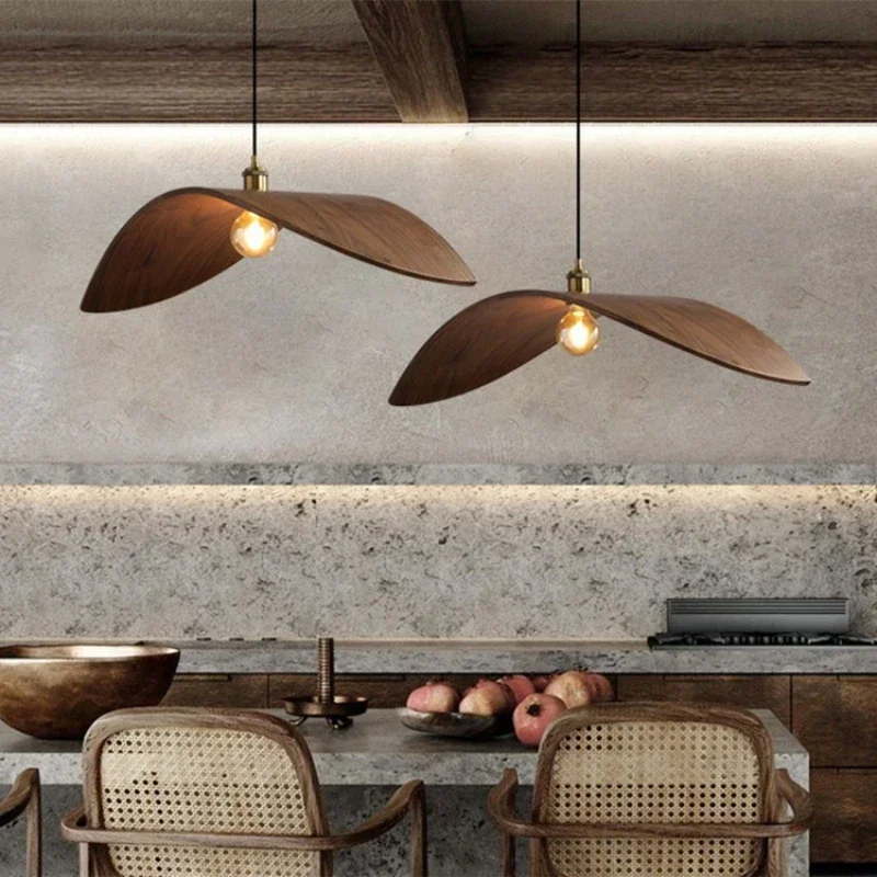 Modern Wabi Sabi Ceviz Avizele - Home Decor Zen Style incelemesi ve fiyatı